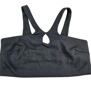 Lululemon SmoothCover Front Cut-Out Yoga Bra Light Support, A/B Cup
Black,size 8